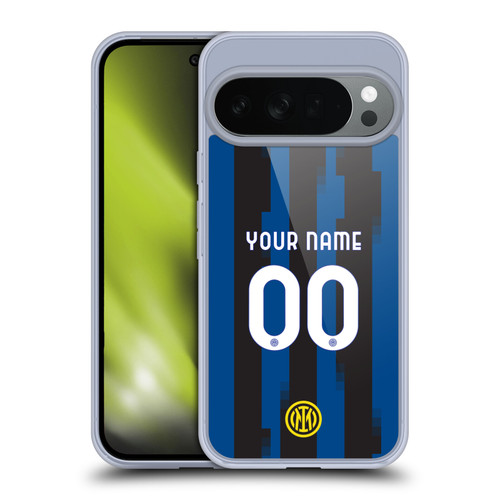 Custom Customised Personalised Inter Milan 2023/24 Kit Home Soft Gel Case for Google Pixel 10