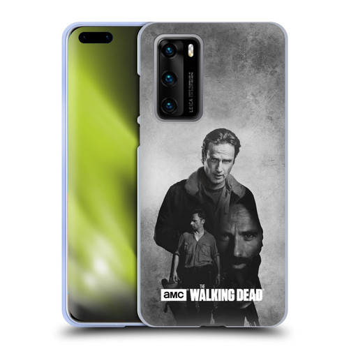AMC The Walking Dead Double Exposure Rick Soft Gel Case for Huawei P40 5G