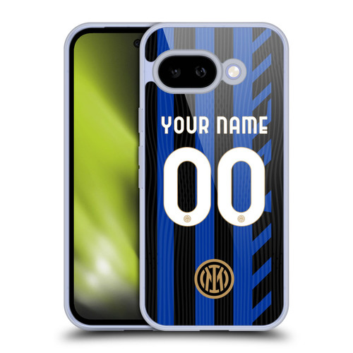 Custom Customised Personalised Inter Milan 2024/25 Kit Home Soft Gel Case for Google Pixel 9A