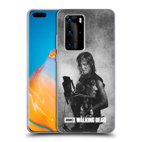 AMC The Walking Dead Double Exposure Daryl Soft Gel Case for Huawei P40 Pro / P40 Pro Plus 5G