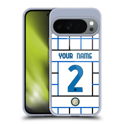 Custom Customised Personalised Inter Milan 2020/21 Crest Kit Away Soft Gel Case for Google Pixel 10