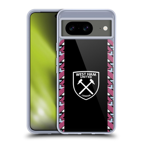 West Ham United FC 2022/23 Crest Kit Away Soft Gel Case for Google Pixel 8