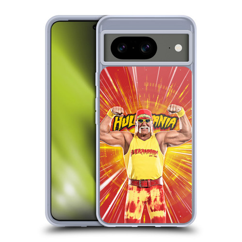 WWE Hulk Hogan Portrait Soft Gel Case for Google Pixel 8