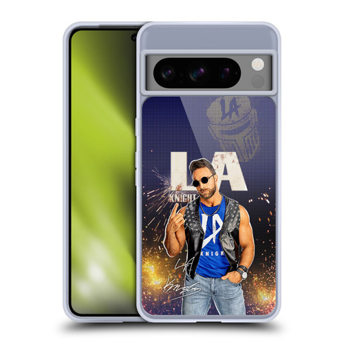 WWE LA Knight Portrait Soft Gel Case for Google Pixel 8 Pro
