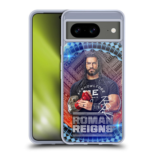 WWE Roman Reigns Tribal Pattern Soft Gel Case for Google Pixel 8