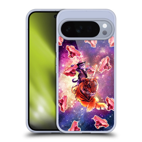 Random Galaxy Space Cat Tiger Unicorn With Bacons Soft Gel Case for Google Pixel 10 Pro XL