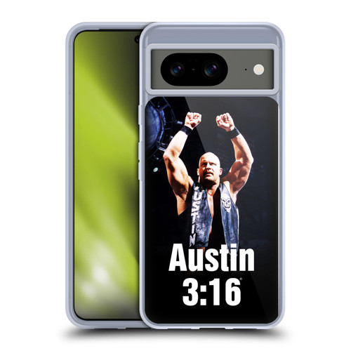 WWE Stone Cold Steve Austin Photo Soft Gel Case for Google Pixel 8