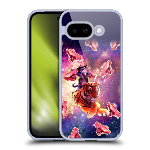 Random Galaxy Space Cat Tiger Unicorn With Bacons Soft Gel Case for Google Pixel 9A