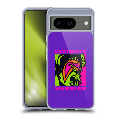 WWE The Ultimate Warrior Illustrated Soft Gel Case for Google Pixel 8