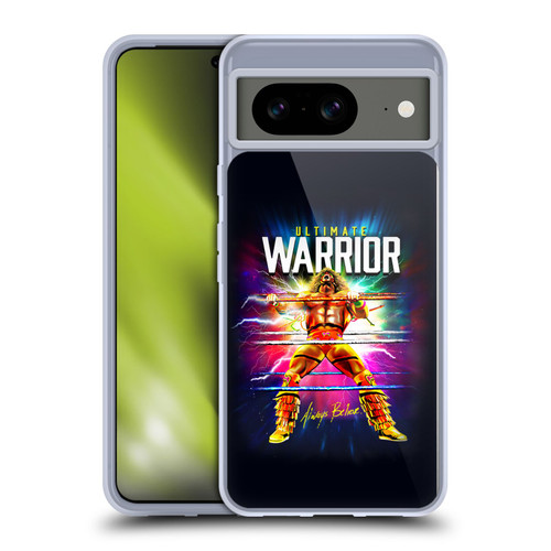 WWE The Ultimate Warrior Retro Blast Soft Gel Case for Google Pixel 8
