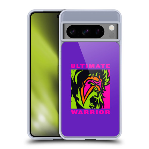 WWE The Ultimate Warrior Illustrated Soft Gel Case for Google Pixel 8 Pro