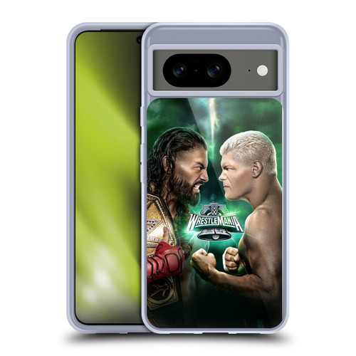 WWE Wrestlemania 40 Roman Vs Cody Soft Gel Case for Google Pixel 8