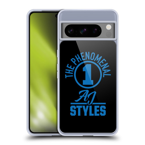 WWE Aj Styles The Phenomenal One Soft Gel Case for Google Pixel 8 Pro