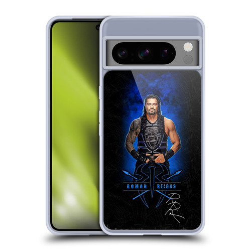 WWE 2017 Roman Reigns LED Image 2 Soft Gel Case for Google Pixel 8 Pro