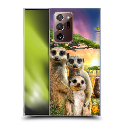 Aimee Stewart Animals Meerkats Soft Gel Case for Samsung Galaxy Note20 Ultra / 5G