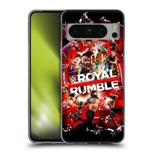 WWE 2022 Royal Rumble Key Art Soft Gel Case for Google Pixel 8 Pro