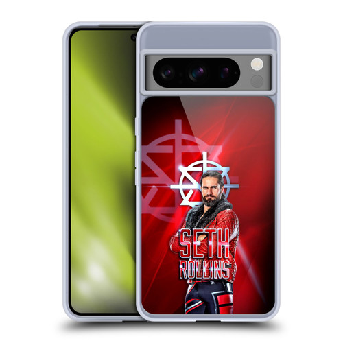 WWE Seth Rollins Graphics Seth Rollins Soft Gel Case for Google Pixel 8 Pro