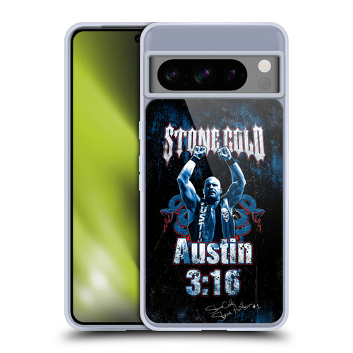 WWE Steve Austin Stone Cold Toughest SOB Soft Gel Case for Google Pixel 8 Pro