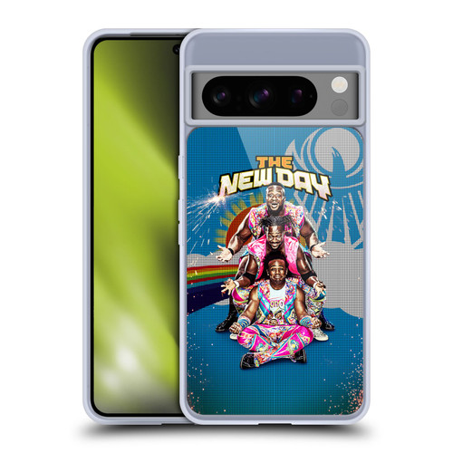 WWE Superstars The New Day Soft Gel Case for Google Pixel 8 Pro