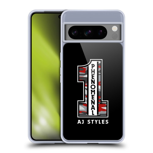 WWE 2017/18 Superstars AJ Styles Phenomenal 1 Soft Gel Case for Google Pixel 8 Pro