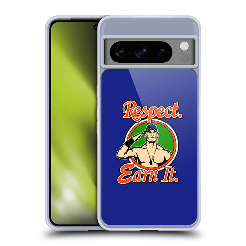 WWE 2017/18 Superstars John Cena Respect Earn It Soft Gel Case for Google Pixel 8 Pro