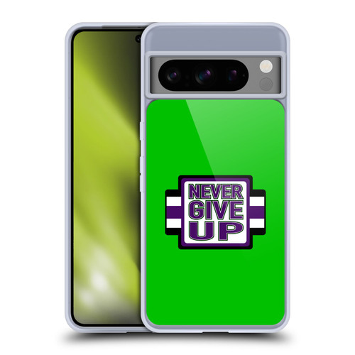 WWE Superstars 8 John Cena Never Give Up Soft Gel Case for Google Pixel 8 Pro