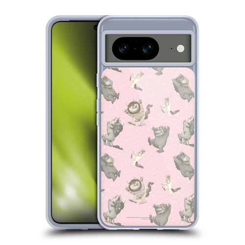 Where the Wild Things Are Literary Graphics Pink Pattern Soft Gel Case for Google Pixel 8