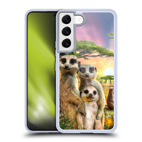 Aimee Stewart Animals Meerkats Soft Gel Case for Samsung Galaxy S22 5G