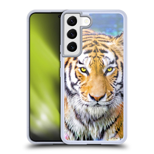 Aimee Stewart Animals Tiger and Lily Soft Gel Case for Samsung Galaxy S22 5G