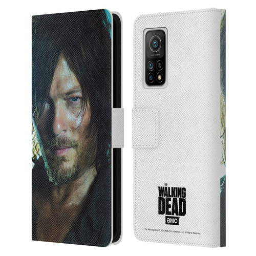 AMC The Walking Dead Characters Daryl Leather Book Wallet Case Cover For Xiaomi Mi 10T 5G