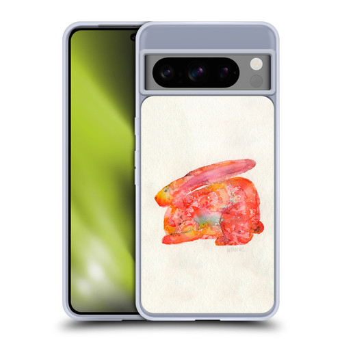 Wyanne Animals 2 Red Rabbit Soft Gel Case for Google Pixel 8 Pro