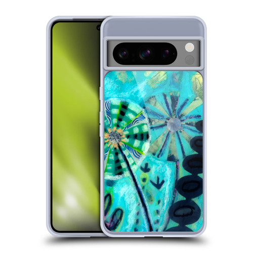 Wyanne Nature Retro Flowers Soft Gel Case for Google Pixel 8 Pro