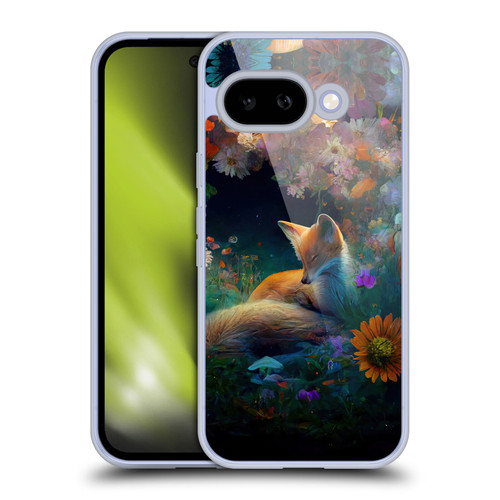 JK Stewart Art Fox Soft Gel Case for Google Pixel 9A