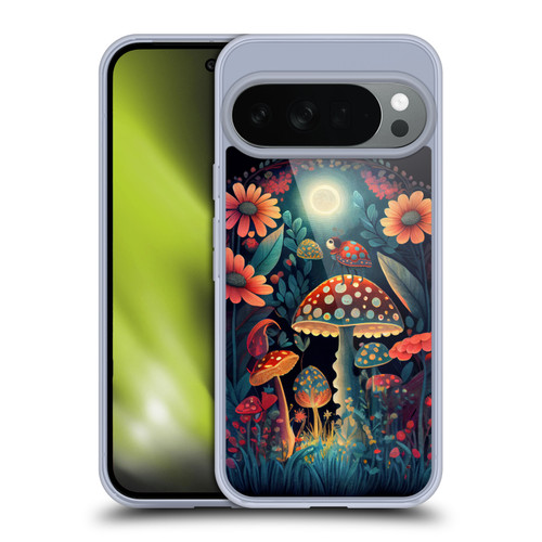 JK Stewart Graphics Ladybug On Mushroom Soft Gel Case for Google Pixel 10