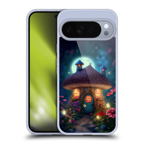 JK Stewart Graphics Mushroom House Soft Gel Case for Google Pixel 10 Pro XL
