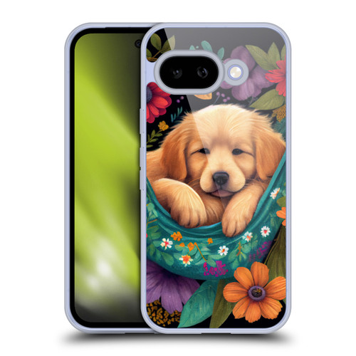 JK Stewart Graphics Golden Retriever In Hammock Soft Gel Case for Google Pixel 9A