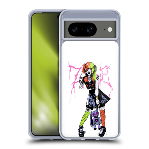 Zombie Makeout Club Graphics Bear Soft Gel Case for Google Pixel 8