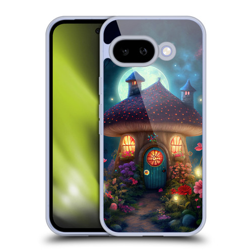JK Stewart Graphics Mushroom House Soft Gel Case for Google Pixel 9A