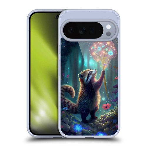 JK Stewart Key Art Raccoon Soft Gel Case for Google Pixel 10 Pro XL