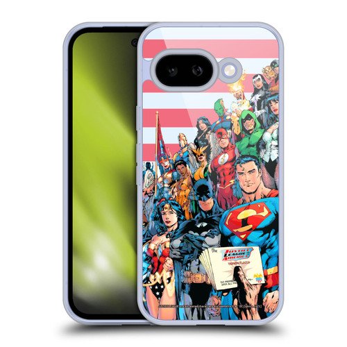 Justice League DC Comics Comic Book Covers Of America #1 Soft Gel Case for Google Pixel 9A