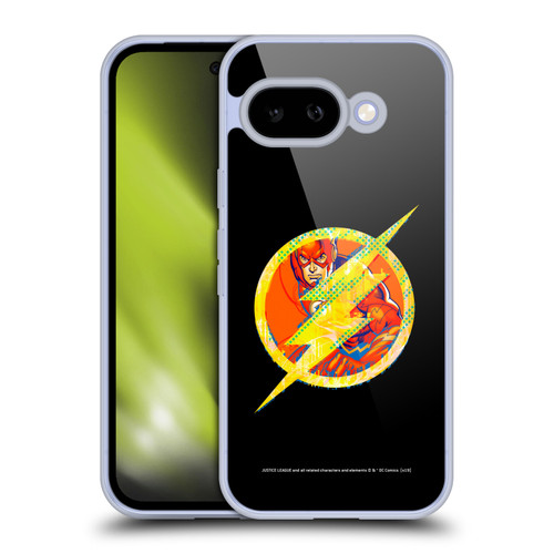 Justice League DC Comics Dark Electric Pop Icons The Flash Soft Gel Case for Google Pixel 9A