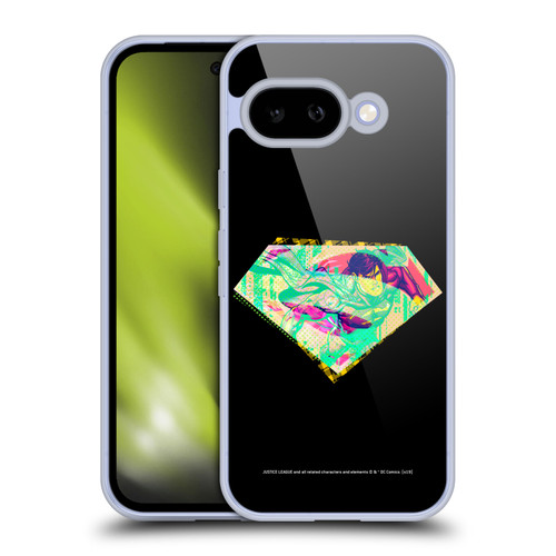 Justice League DC Comics Dark Electric Pop Icons Superman Soft Gel Case for Google Pixel 9A