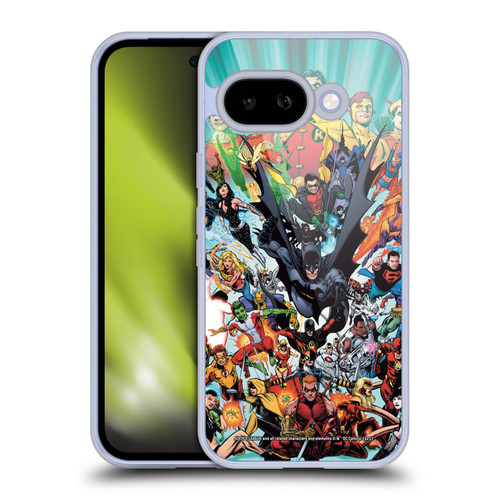 Justice League DC Comics Teen Titans Comic Art #100 Variant Soft Gel Case for Google Pixel 9A