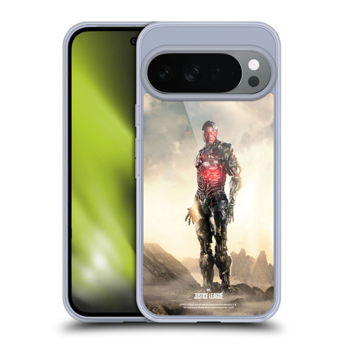 Justice League Movie Character Posters Cyborg Soft Gel Case for Google Pixel 10