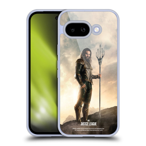 Justice League Movie Character Posters Aquaman Soft Gel Case for Google Pixel 9A