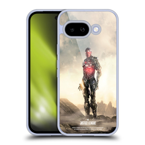 Justice League Movie Character Posters Cyborg Soft Gel Case for Google Pixel 9A