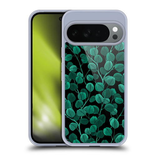Katerina Kirilova Fruits & Foliage Patterns Eucalyptus Silver Dollar Soft Gel Case for Google Pixel 10