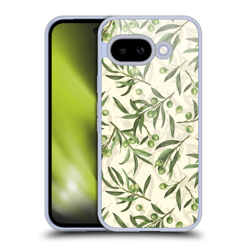 Katerina Kirilova Fruits & Foliage Patterns Olive Branches Soft Gel Case for Google Pixel 9A