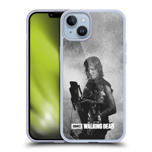 AMC The Walking Dead Double Exposure Daryl Soft Gel Case for Apple iPhone 14 Plus