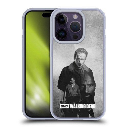 AMC The Walking Dead Double Exposure Rick Soft Gel Case for Apple iPhone 14 Pro